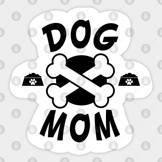 Best Dog Mom Since Ever Puppy Mama Mother Paw Dog Lover Sticker by Kuehni